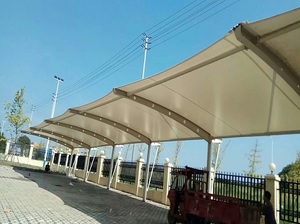 安岳縣鴻星爾克工廠汽車棚